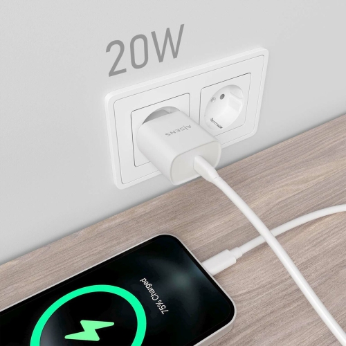 Wall Charger Aisens A110-0752 White 20 W