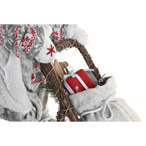 Christmas bauble DKD Home Decor Grey Father Christmas 42 x 22 x 48 cm