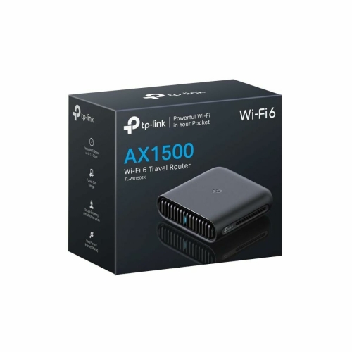 Router TP-Link TL-WR1502X Black USB 2.0 Ethernet LAN 2 Wi-Fi 6 GHz