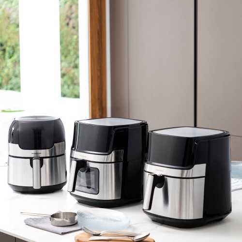 No-Oil Fryer InnovaGoods Stainless steel Black 3,5 L 1400 W (Refurbished B)