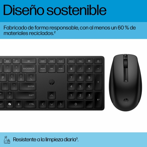 Keyboard and Mouse HP 4R009UT#ABE Black