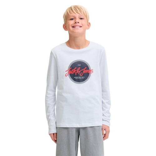 Children’s Long Sleeve T-shirt Jack & Jones Jjurban Ls Crew Neck White
