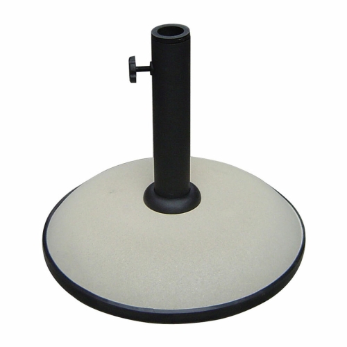 Marbueno Round Umbrella Base Cement 36x29.5 cm 11KG White Garden, Pool, Terrace 10445