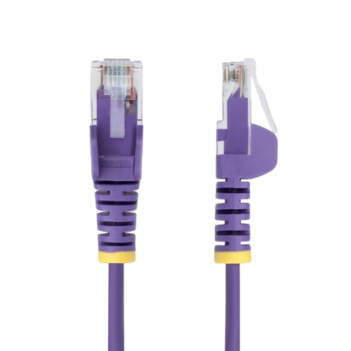 USB Cable Startech N6PAT100CMPLS Purple 1 m