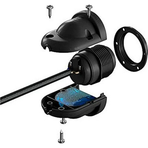 Lamp holder Black Modern 220-240 V (Refurbished A)