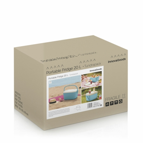 Portable Rigid Cooler Koolty InnovaGoods 20 L Turquoise Polyethylene polypropylene (Refurbished B)