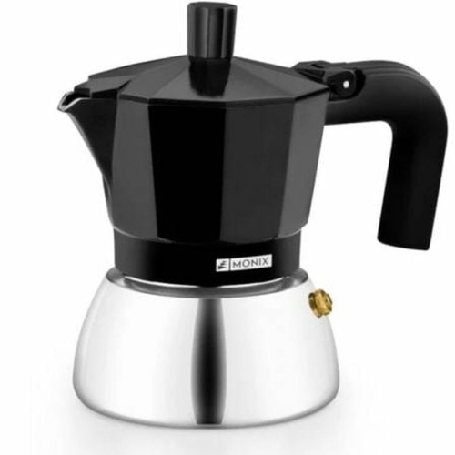 Italian Coffee Pot BRA INOX BLACK 9T Black 470 ml