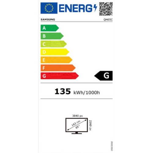 Videowall Monitor Samsung QM65B 4K Ultra HD 65"