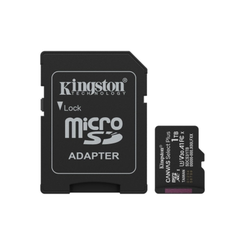 Micro SD Memory Card with Adaptor Kingston SDCS3 1 TB