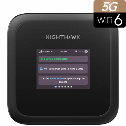 Router Netgear MH3150-100EUS Black Wi-Fi 6 GHz USB USB-C USB-C 3.2 Gen 1 (3.1 Gen 1)