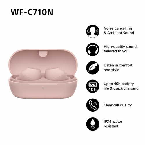 Headphones Sony WF-C710NP Pink