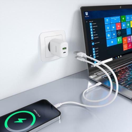 Wall Charger Aisens A110-0977 White 30 W