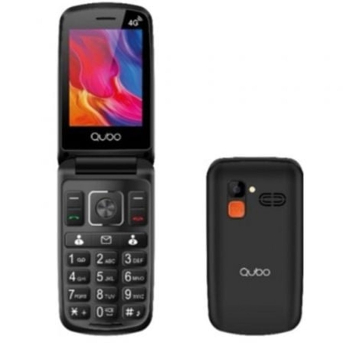 Mobile telephone for older adults Qubo P-210NW 4G Black 128 GB 256 GB Single Core 75"