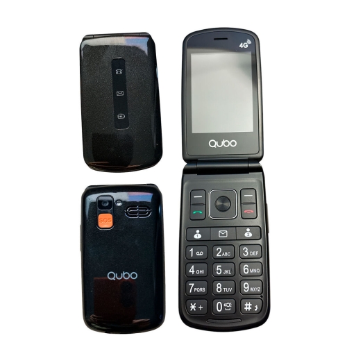 Mobile telephone for older adults Qubo P-210NW 4G Black 128 GB 256 GB Single Core 75"