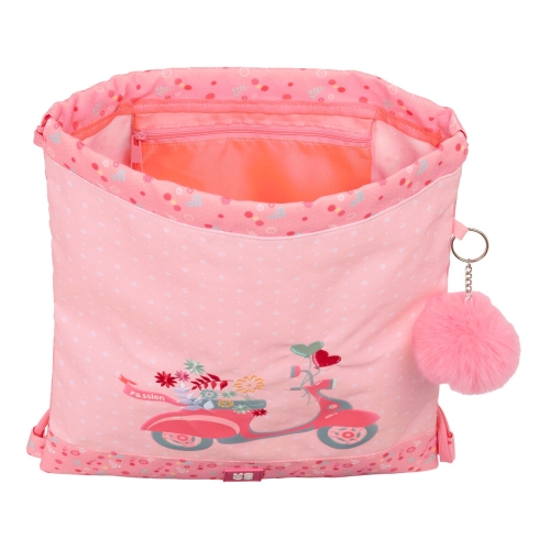 Backpack with Strings Moos Passion Multicolour 35 x 40 x 1 cm
