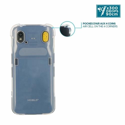 Mobile cover Mobilis 057039 Transparent