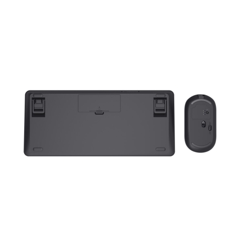 Keyboard and Mouse Trust 25061 Black Spanish QWERTY
