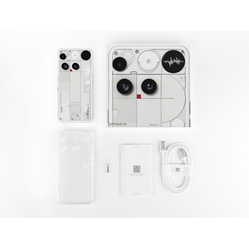 Smartphone Nothing PHONE 3 FLAGSHIP 6,67" 12 GB RAM 256 GB White
