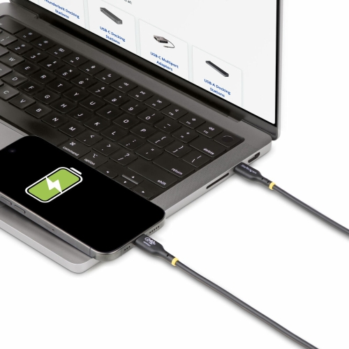USB Cable Startech USB2EPR3M Black 3 m