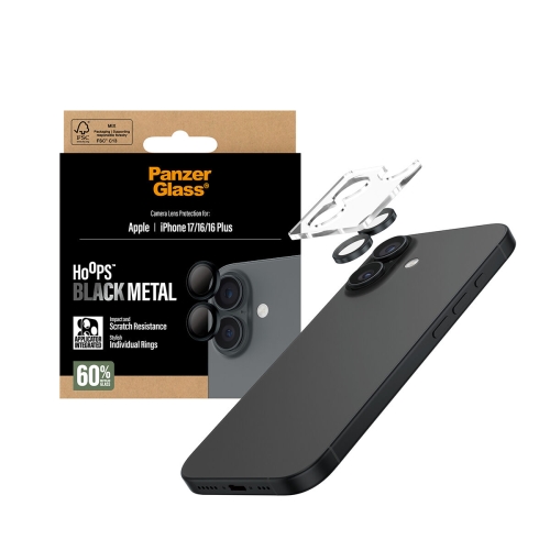 Lens Protector Panzer Glass PG55024 Black