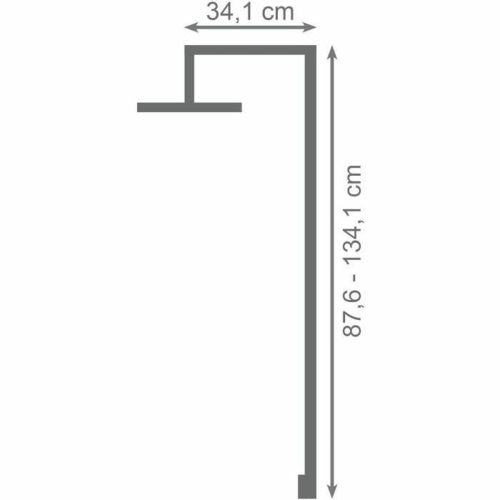 Shower Rose Rousseau DODDY Yellow Brass ABS Polished brass