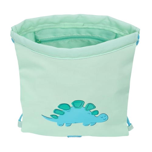 Backpack with Strings Safta Dino Green 26 x 34 x 1 cm