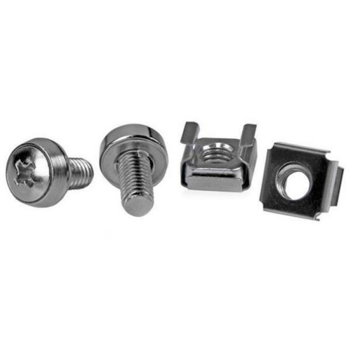 Holder Startech CABSCREWM6 Silver Stainless steel (50 Units)