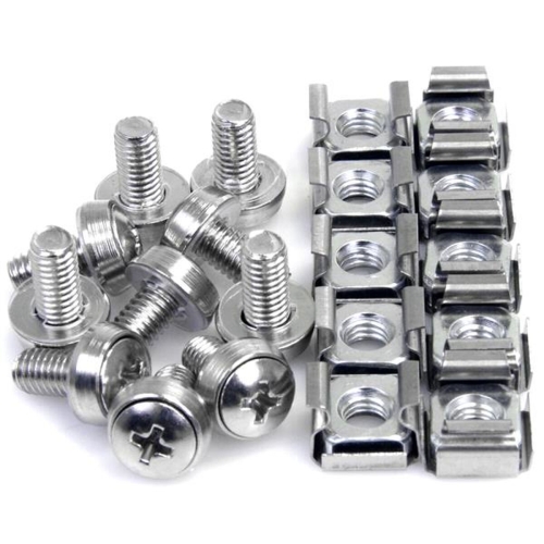 Holder Startech CABSCREWM6 Silver Stainless steel (50 Units)