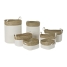 Basket set DKD Home Decor White Brown Natural Fibre 41 x 41 x 52,5 cm image1