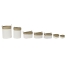 Basket set DKD Home Decor White Brown Natural Fibre 41 x 41 x 52,5 cm image4