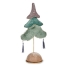 Christmas Tree Krist+ Blue Multicolour Turquoise Silver Polyester Wood 12 x 43 x 22 cm 22 x 43 x 12 cm image1
