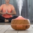 Aroma Diffuser Humidifier with Multicolour LED Wooden-Effect InnovaGoods image1