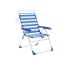 Folding Chair Marbueno Stripes Blue White 59 x 97 x 61 cm image1