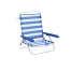 Folding Chair Marbueno Stripes Blue White 63 x 78 x 76 cm image1