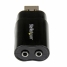 External Sound Card USB Startech ICUSBAUDIOB Black image3