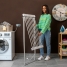 Folding Electric Clothesline Dryak InnovaGoods 8 Bars 120 W image5