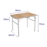 Folding Table Marbueno 90 x 30/70 x 60 cm Multicolour image2