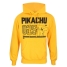 Unisex Hoodie Pokémon Picachu Line Art Yellow image1