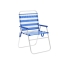 Folding Chair Marbueno Stripes Blue White 52 x 80 x 56 cm image1