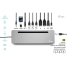USB-C Hub i-Tec C31FLAT2PDPRO Silver image2