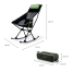 2-in-1 Folding Camping Rocking Chair with Pocket, Cushion and Carry Bag Trillow InnovaGoods image3