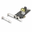 USB Cable Startech PR22GIP-NETWORK-CARD Black image1