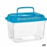 Fish tank Mascow Blue Plastic 3 L 17 x 16 x 24 cm With handle Medium (12 Units) image1