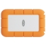 External Hard Drive LaCie STND1000400 Grey Orange 1 TB HDD image1