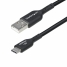 USB Cable Startech USB2AC3MNC Black 3 m image1