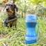 2-in-1 bottle with water and food containers for pets Pettap InnovaGoods image1