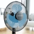 Table Fan InnovaGoods Ø 30 cm 35W Black Blue image2