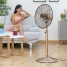 Freestanding Fan Copper Retro InnovaGoods Ø 40 cm 55W image1