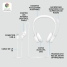 Headphones Logitech H390 White image5
