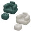 Bestway Inflatable Armchair with Footrest Assorted Color 107x99x80/48x48x36 cm Indoor 75137 image1